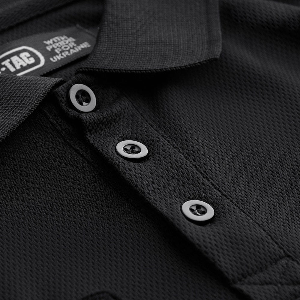 Koszulka polo M-Tac Elite Tactical Coolmax - Black