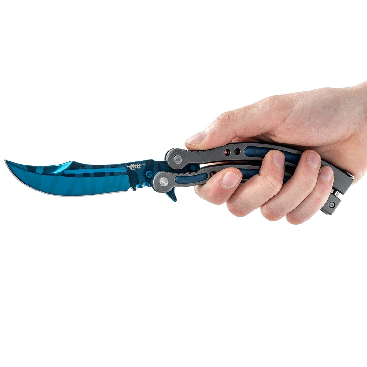 Nóż składany motylek Joker CS:GO - Blue Upgraded