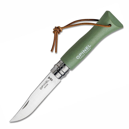 Nóż składany Opinel NO6 Inox Sage Green