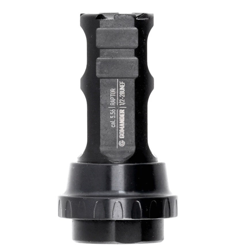 Hamulec wylotowy Gomander Raptor 5,56 mm 1/2-28 UNEF - Czarny