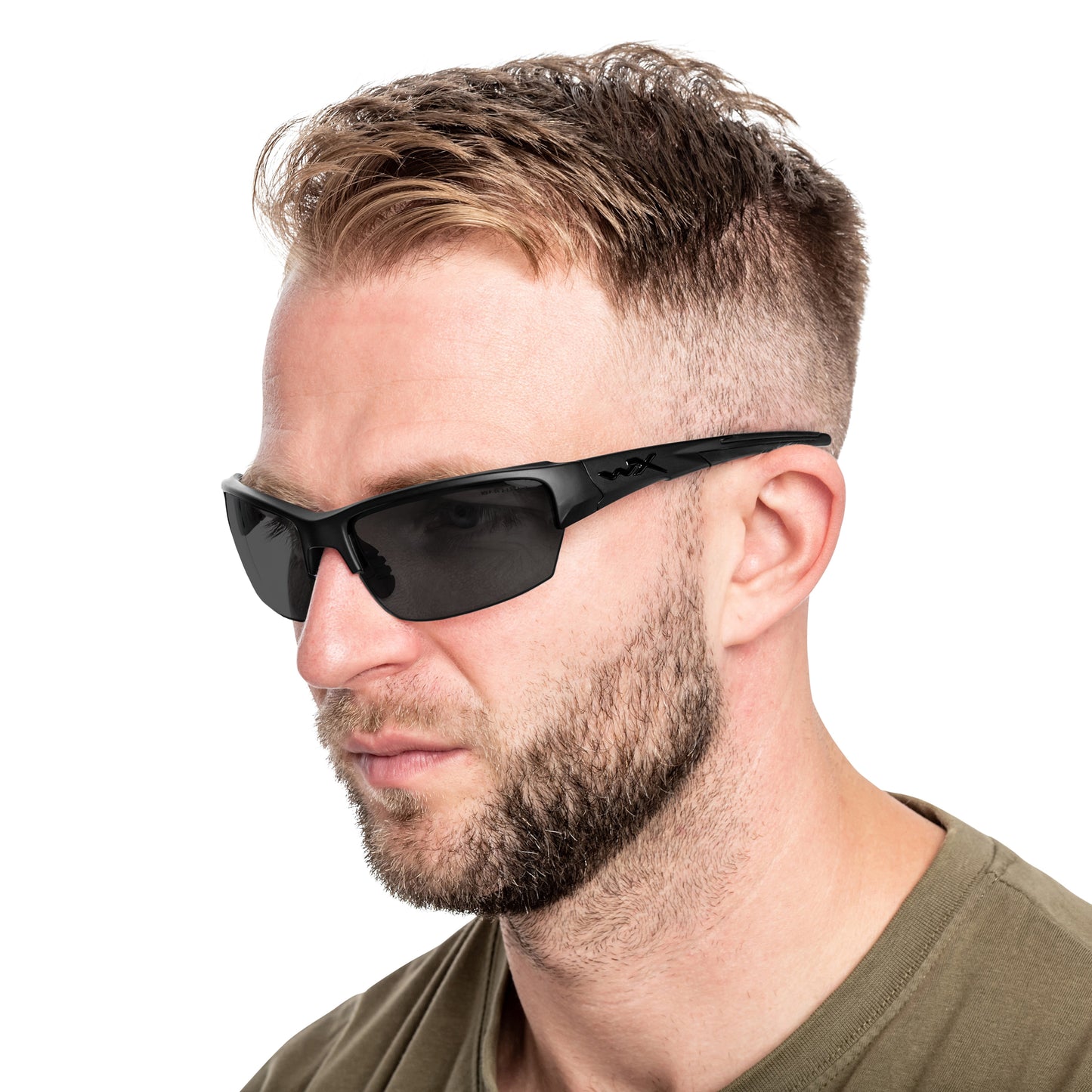 Okulary taktyczne Wiley X Saint Grey/Clear Matte - Black Frame