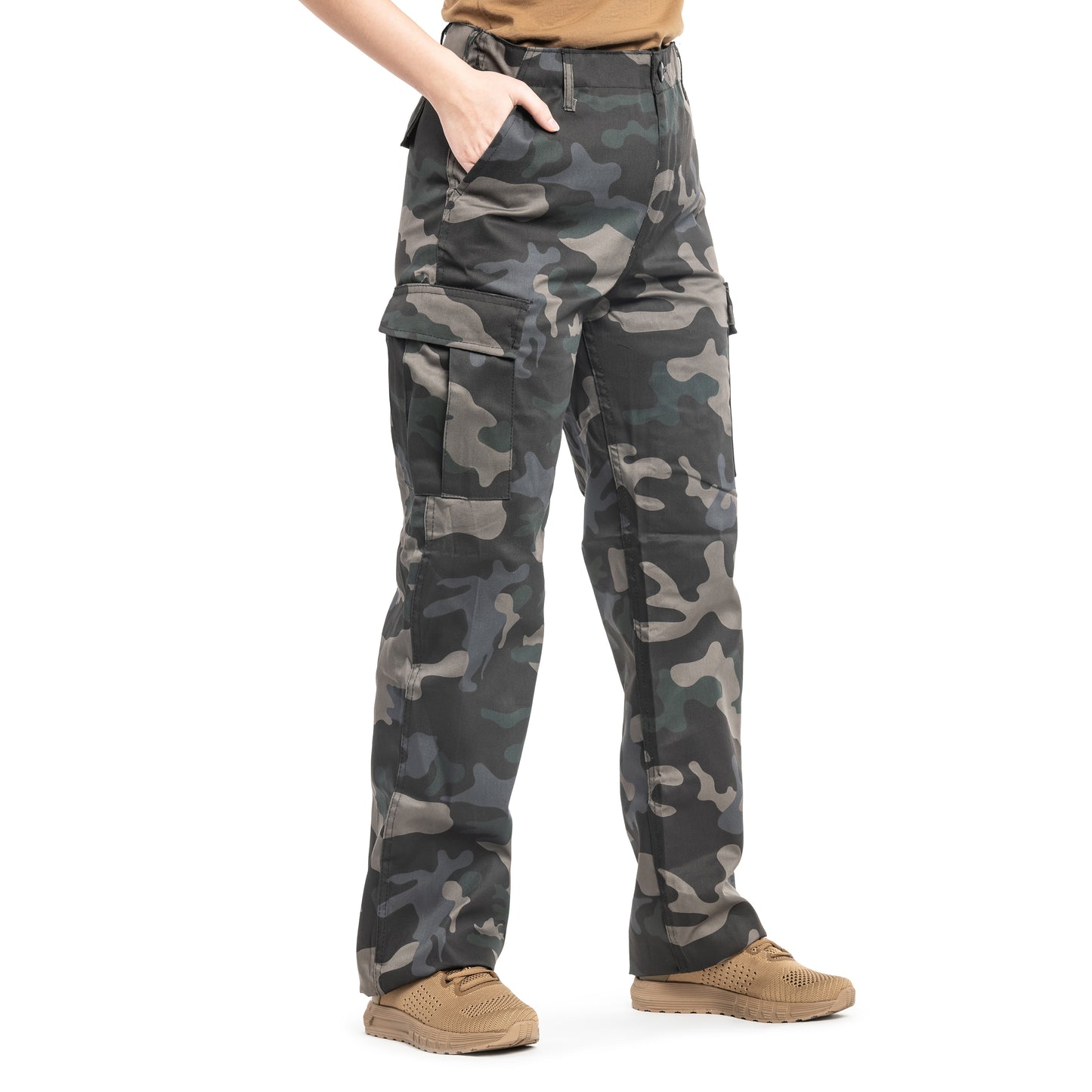 Spodnie dziecięce Brandit US Ranger Trouser - Dark Camo
