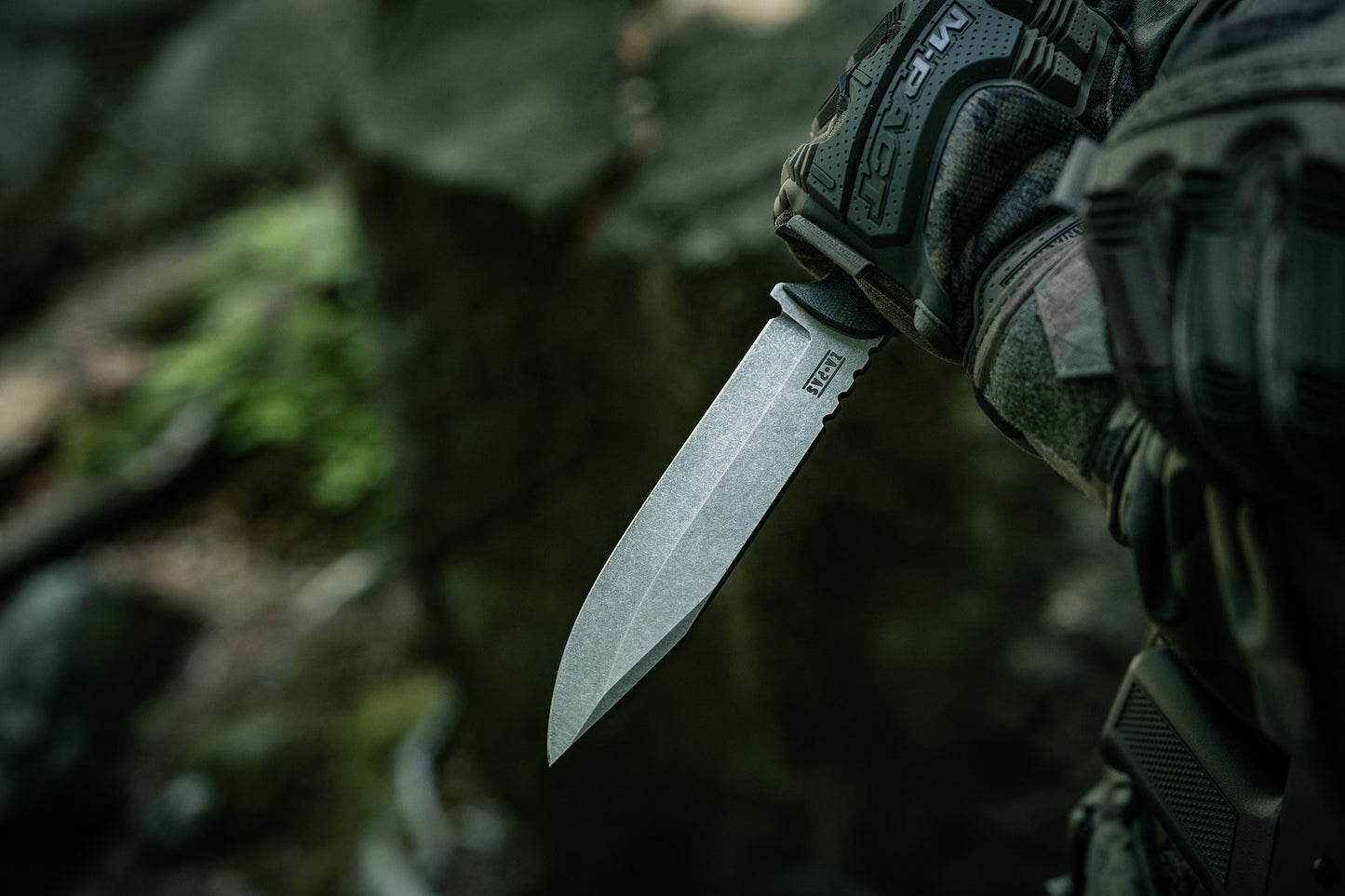 Nóż Za-Pas WZ.25 Grom Stonewashed - Black