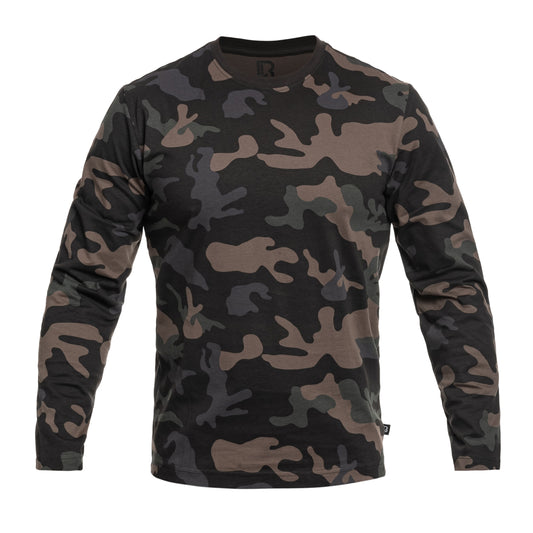 Koszulka Brandit Premium Long Sleeve Shirt - Dark Camo