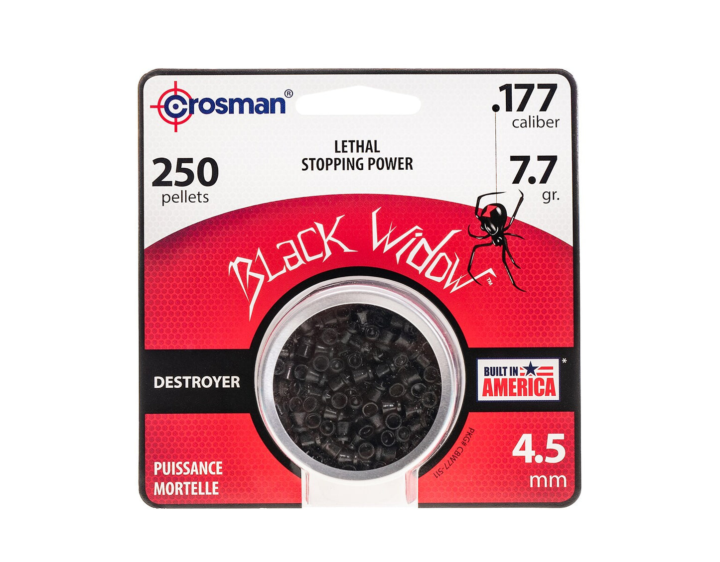Śrut Crosman Black Widow 4,5 mm