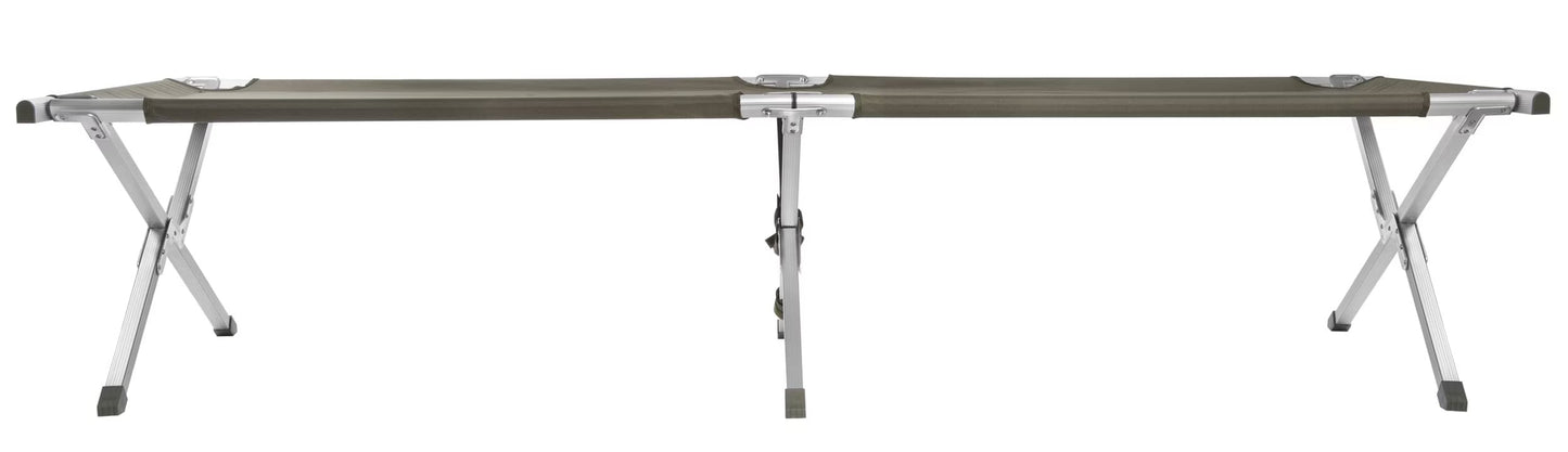 Łóżko polowe składane Mil-Tec US Style + materac Badger Outdoor + poduszka - zestaw