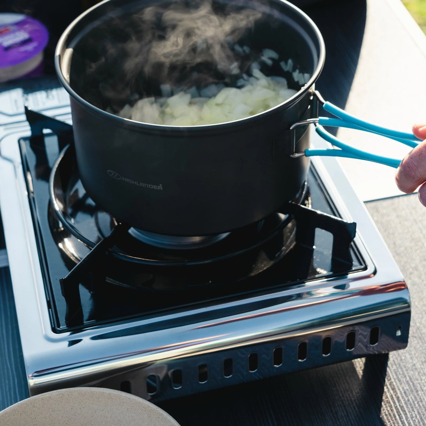 Kuchenka turystyczna Highlander Outdoor Portable Gas Stove - Green