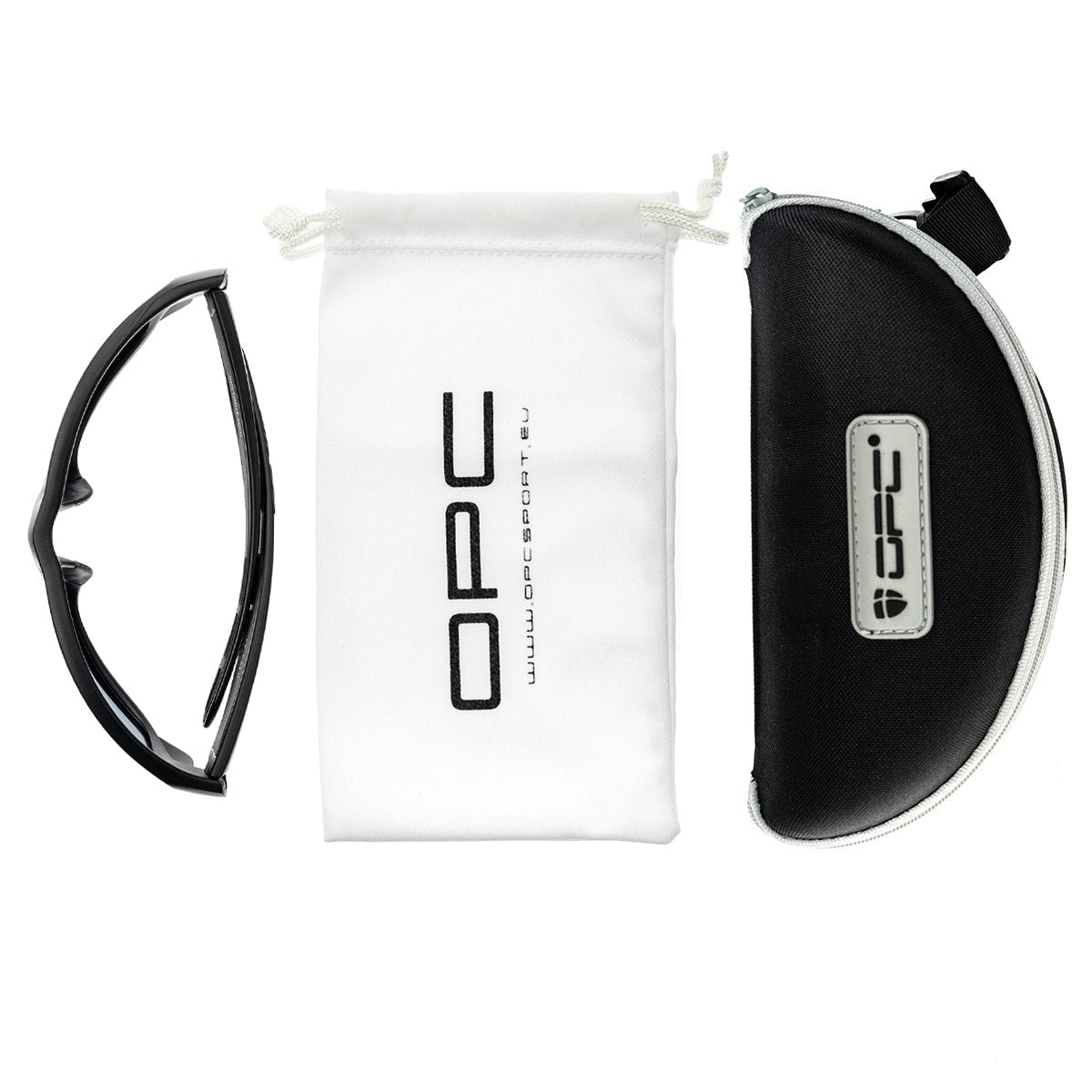 Okulary przeciwsłoneczne OPC Sport Everest Blk Mat Smoke z polaryzacją