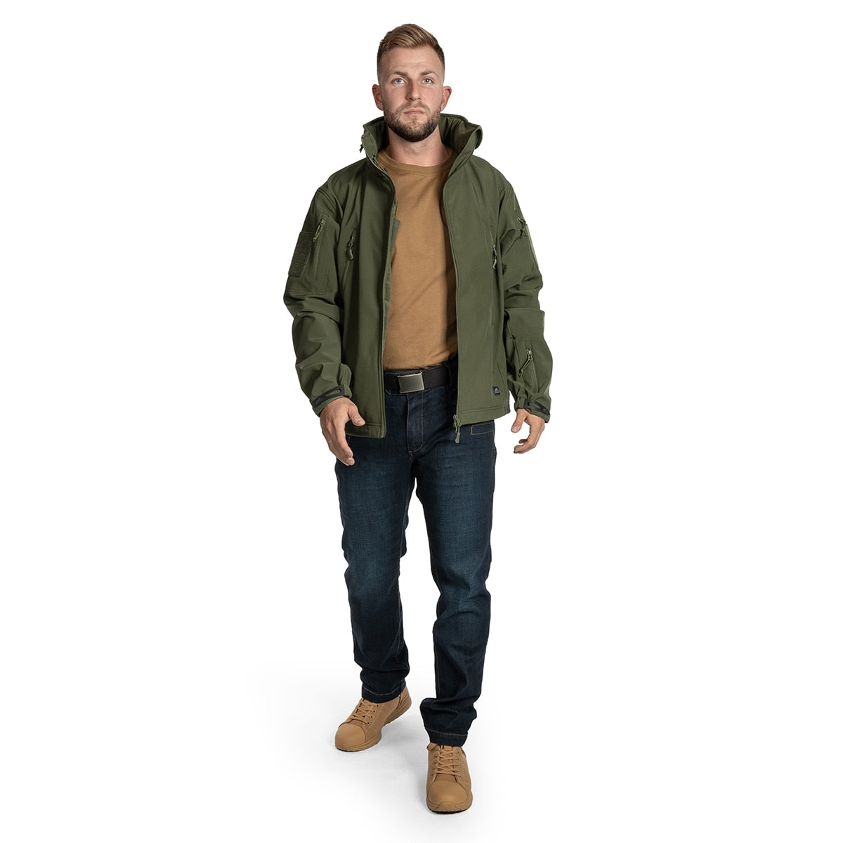 Kurtka Helikon Gunfighter Softshell Shark Skin Windblocker - Olive Green