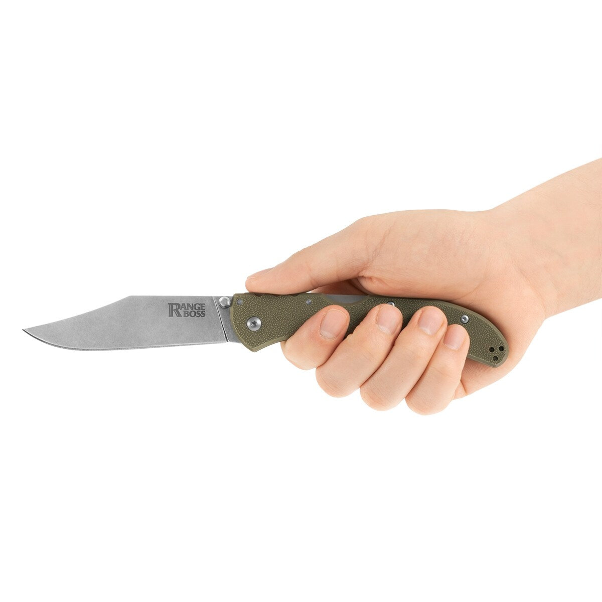 Nóż składany Cold Steel Range Boss Olive Drab 4034SS