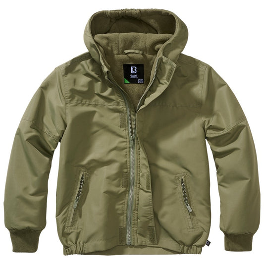 Kurtka dziecięca Brandit Windbreaker Frontzip - Olive