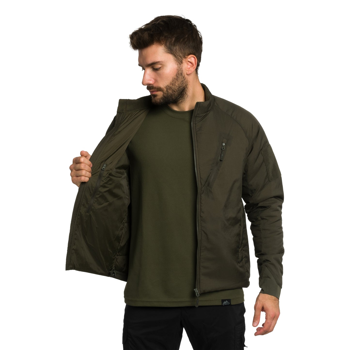 Kurtka Helikon Wolfhound Climashield Apex - Taiga Green