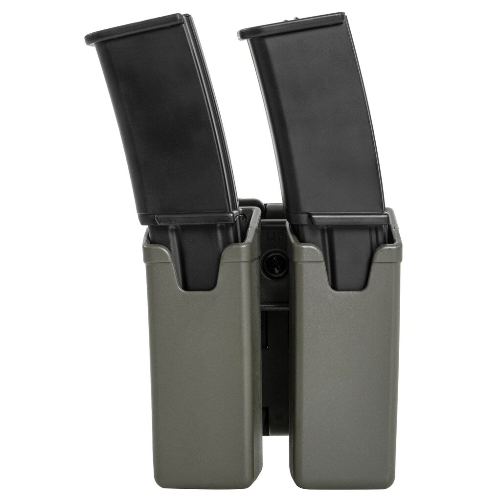 Podwójna ładownica obrotowa ESP z montażem UBC-04-2 na magazynki do MP5/Uzi/Sa vz. 61 - Olive Drab
