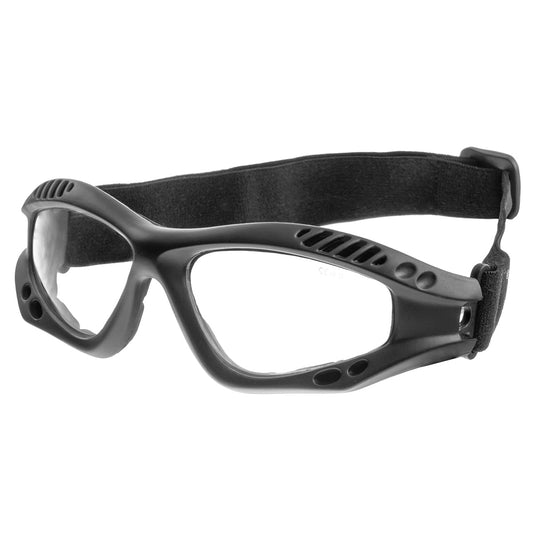 Gogle taktyczne Mil-Tec Commando Goggles Air Pro Clear Black