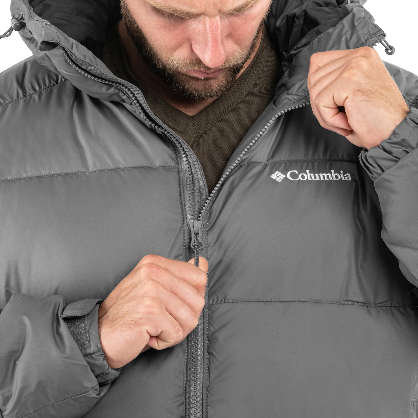 Kurtka Columbia Pike Lake II Hooded Jacket - City Grey