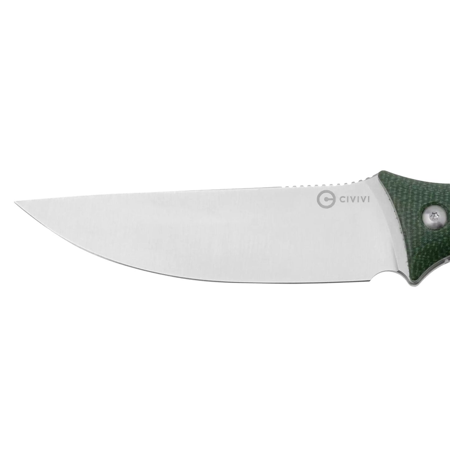 Nóż Civivi Stormridge Satin Nitro-V Canvas Micarta - Green