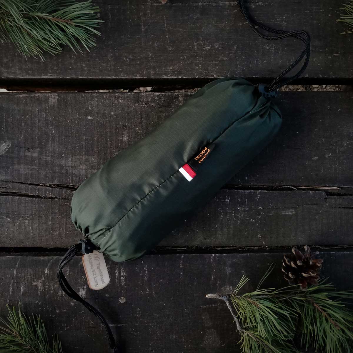 Hamak ultralekki TigerWood Ważka V2 Long Green