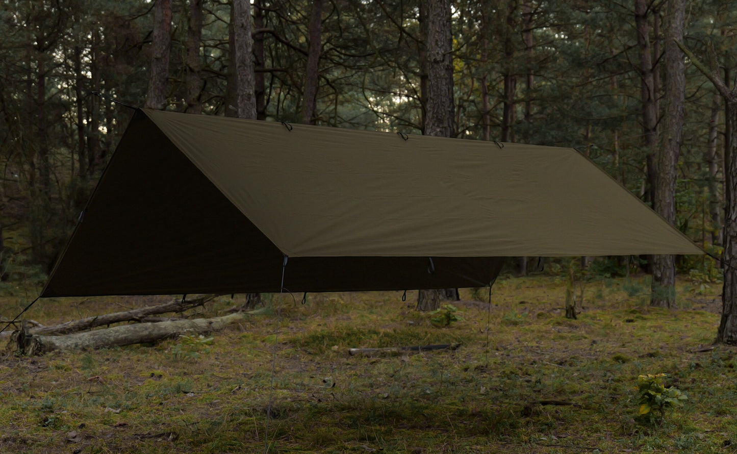Płachta biwakowa TigerWood Tarp T2 3 x 2 m - Khaki