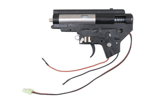 Kompletny gearbox v2 Cyma wraz z silnikiem - okablowanie na tył