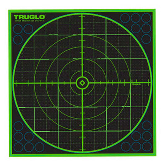 Tarcze strzeleckie TruGlo TruSee 100 Yard samoprzylepne z zaklejkami - 6 szt.