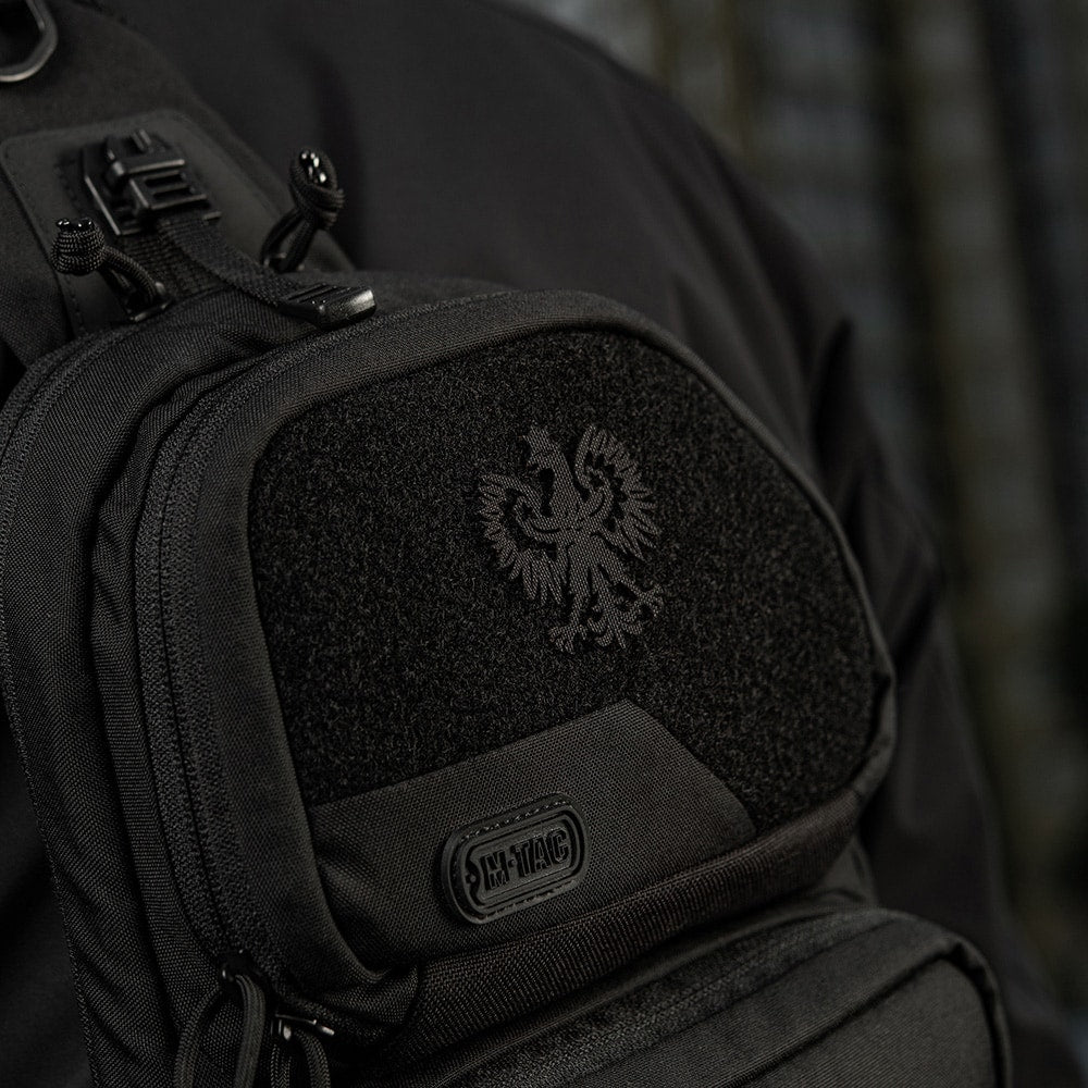 Naszywka M-Tac Polski Orzeł Laser Cut - Black