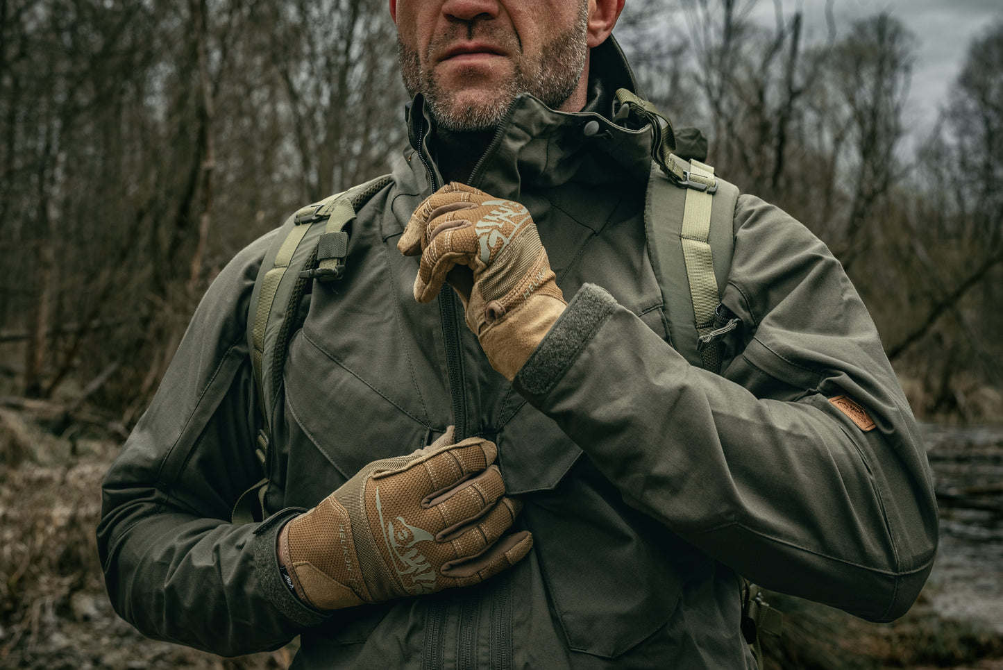 Kurtka Helikon Pilgrim Anorak - Taiga Green