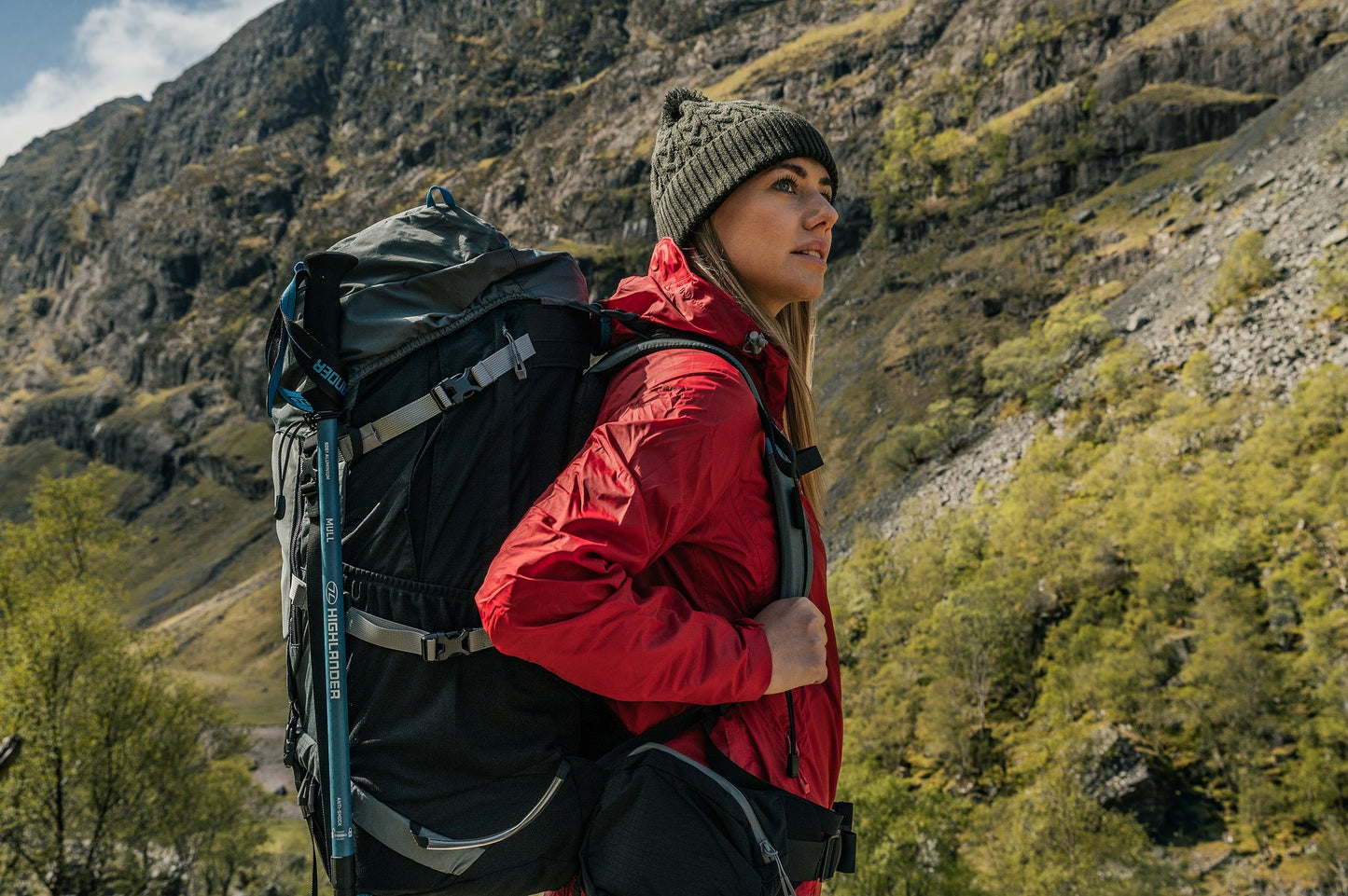 Kurtka damska Highlander Outdoor Stow & Go Pack Away - Red