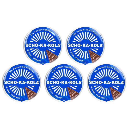 Czekolada Scho-Ka-Kola mleczna z kofeiną - 5 szt.