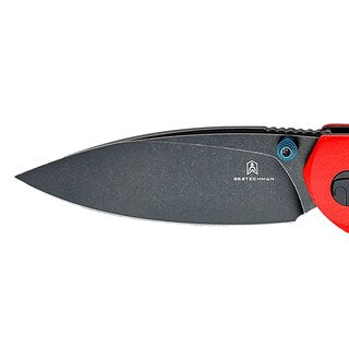 Nóż składany Bestechman Ronan Black Titanized Stonewash - Red