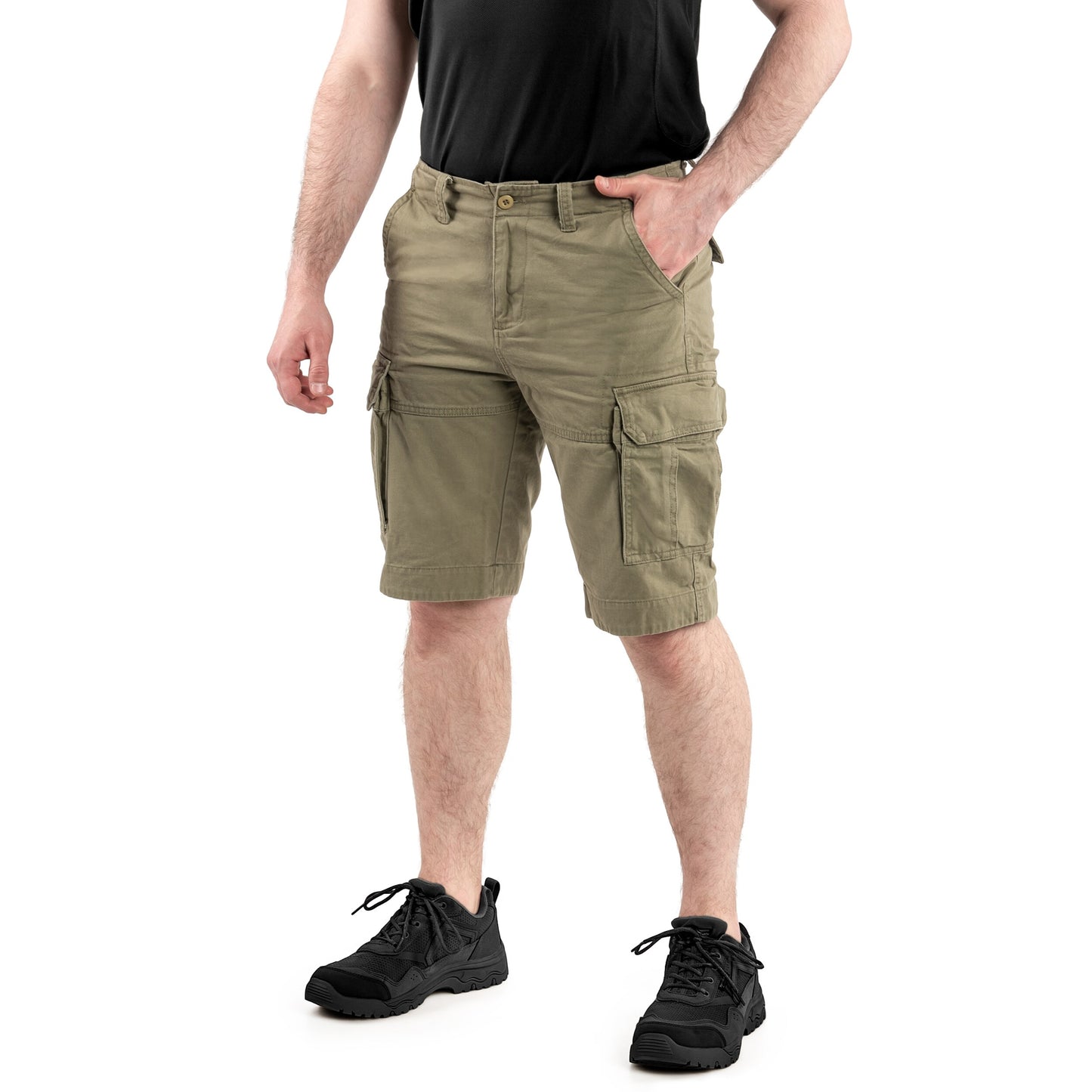 Szorty Mil-Tec Vintage Prewash - OD Green