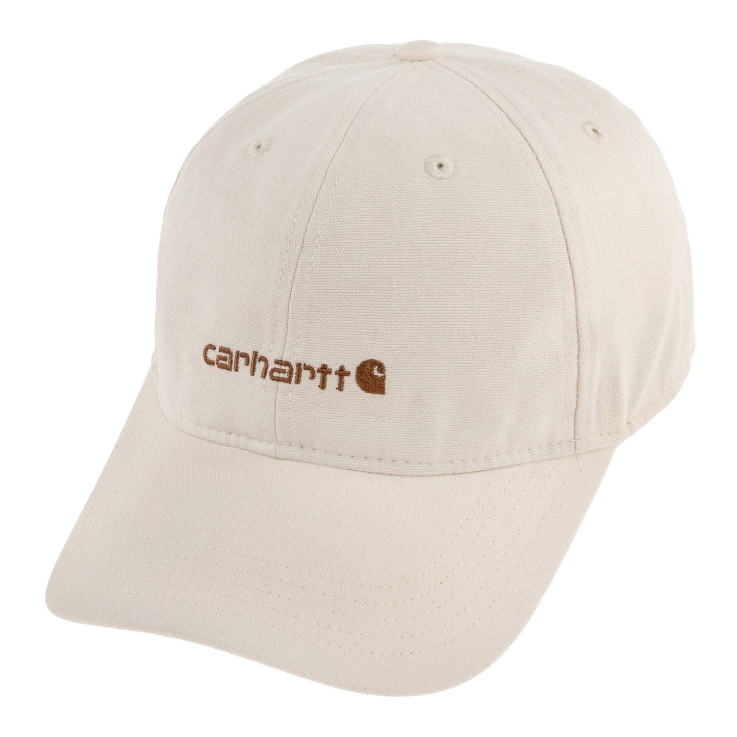 Czapka z daszkiem Carhartt Canvas Embroidered Graphic - Undyed Ecru