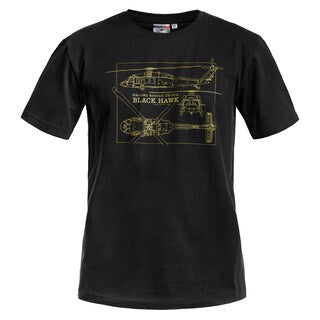 Koszulka T-shirt UH-60A Black Hawk - Black
