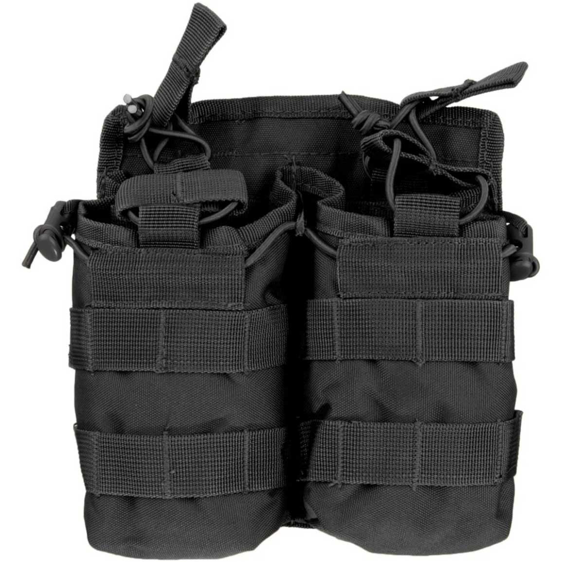 Ładownica podwójna Mil-Tec Open Top Magazine Pouch Black