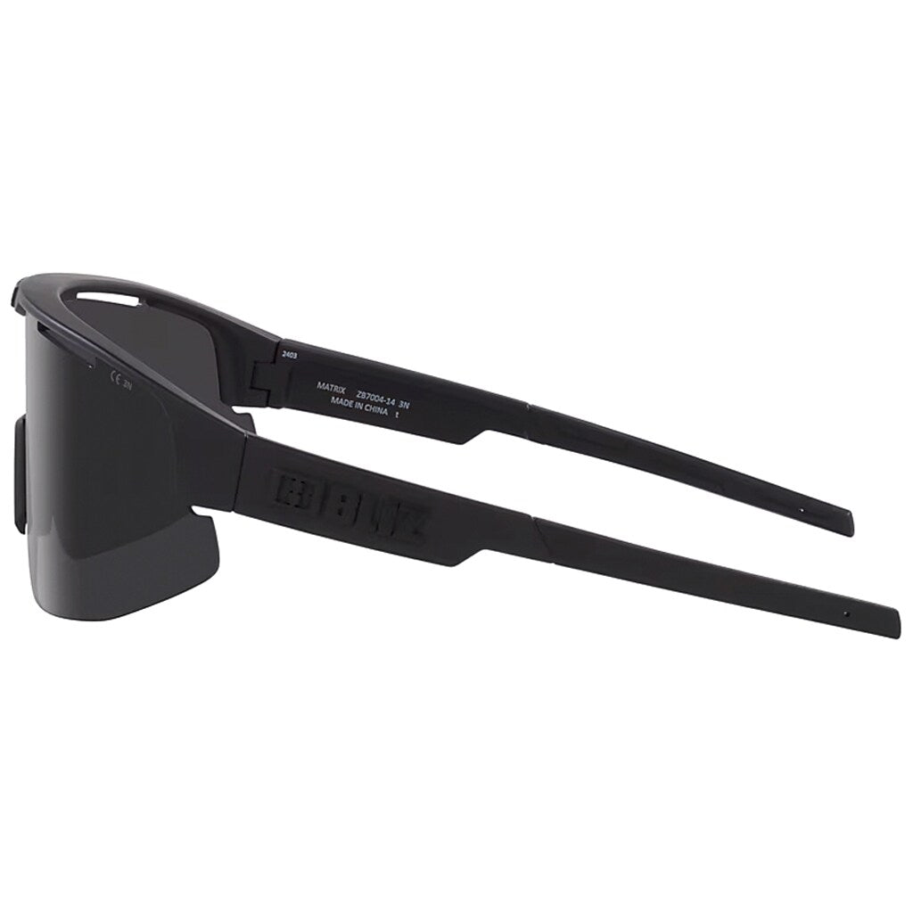 Okulary przeciwsłoneczne Bliz Matrix Nano Optics - Matt Black/Smoke