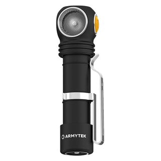 Latarka czołowa i kątowa Armytek Wizard C2 Pro Magnet USB White 3w1 - 2500 lumenów