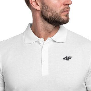 Koszulka polo 4F M366 - Biała