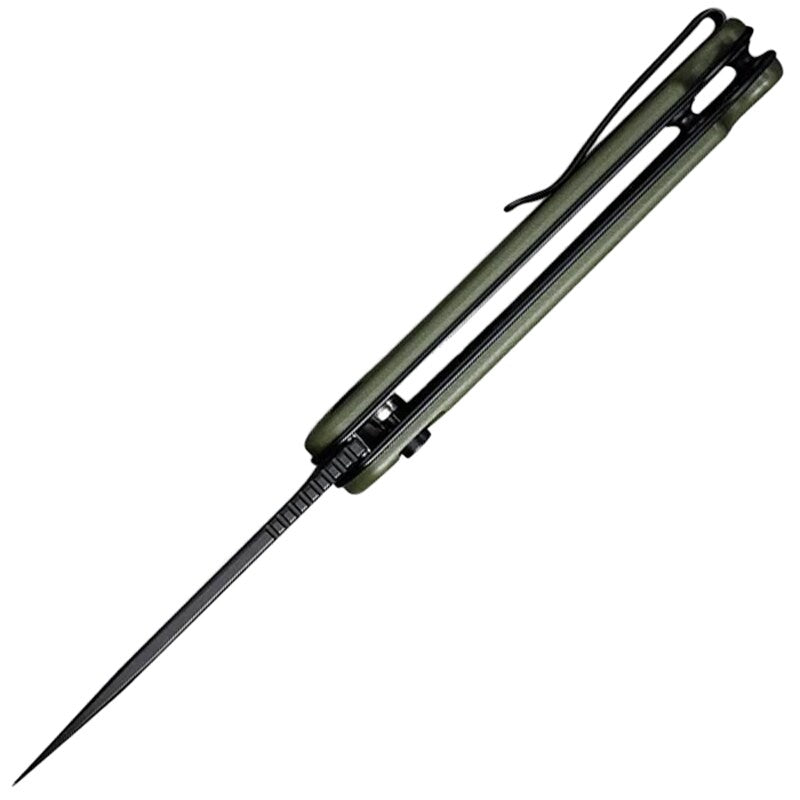Nóż składany Civivi Elementum II Black Stonewashed - Green