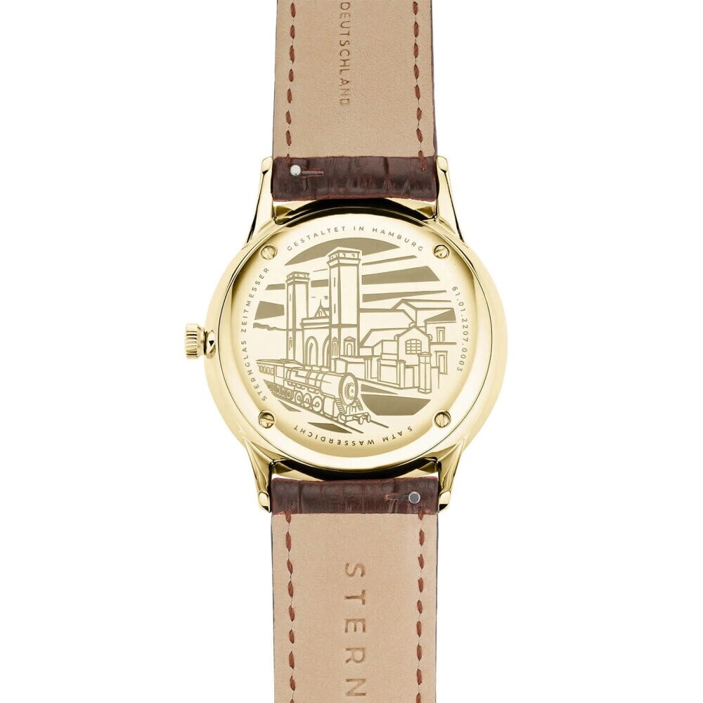 Zegarek Sternglas Berlin Quartz - Dark Brown