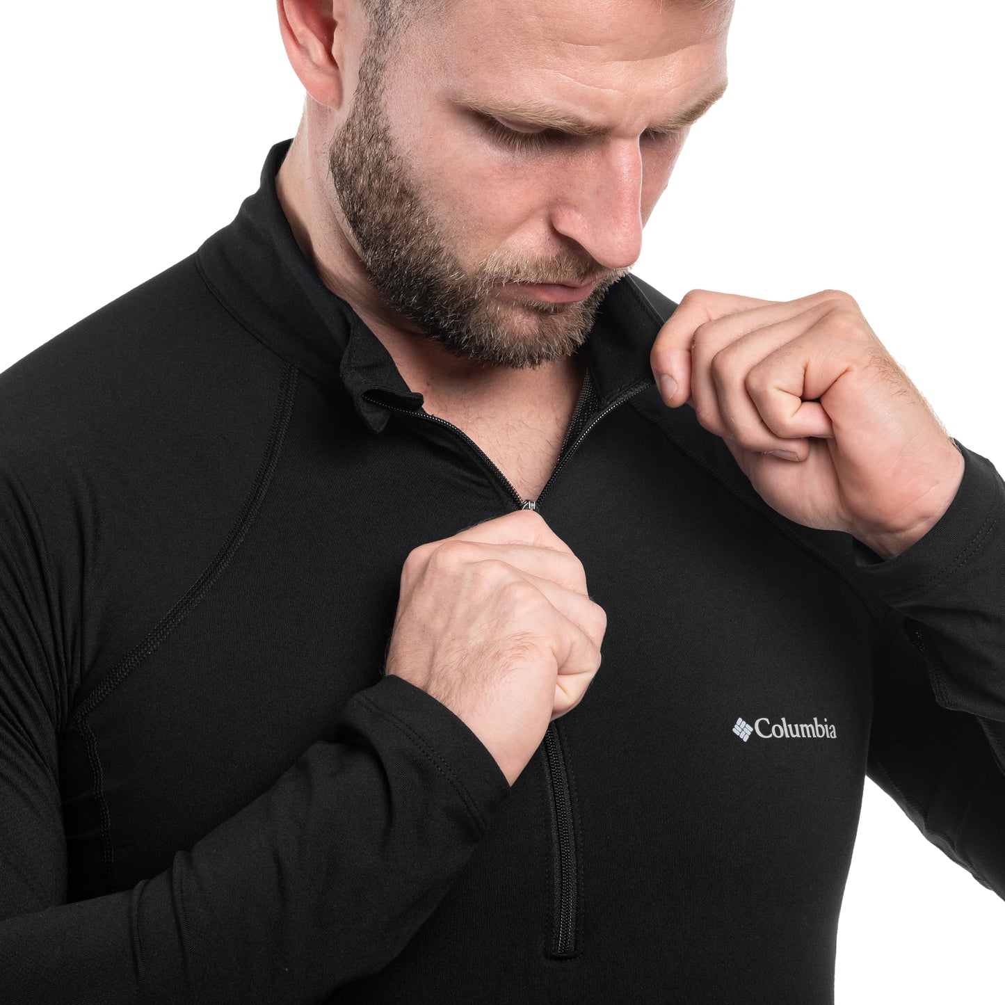 Bluza termoaktywna Columbia Midweight Stretch Long Sleeve Half Zip - Black