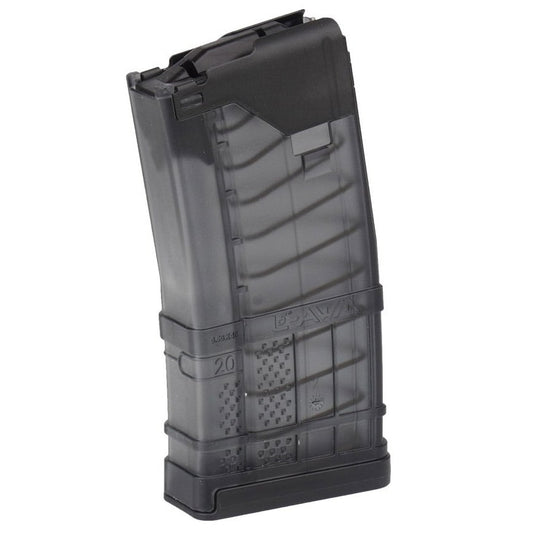 Magazynek 20 nabojowy Lancer L5AWM20 kal. 5,56 x 45 mm/.223 do karabinków AR15/M4/HK416 - Translucent Smoke