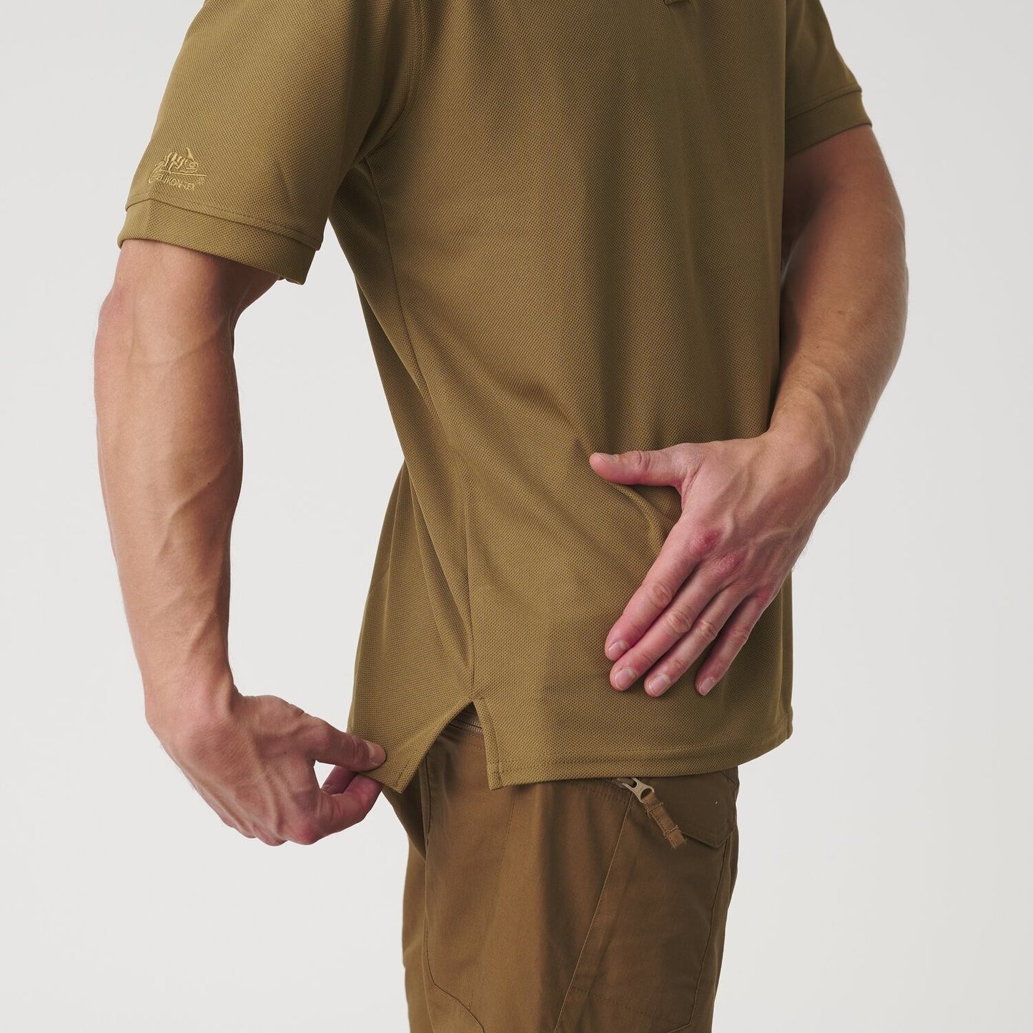 Koszulka termoaktywna Polo Helikon UTL TopCool - Coyote