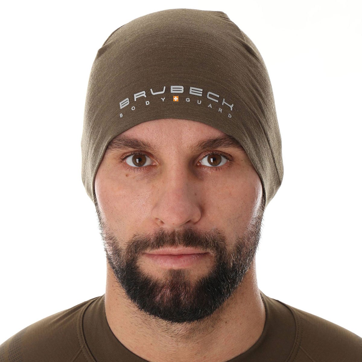 Czapka termoaktywna Brubeck Ranger Merino - Khaki