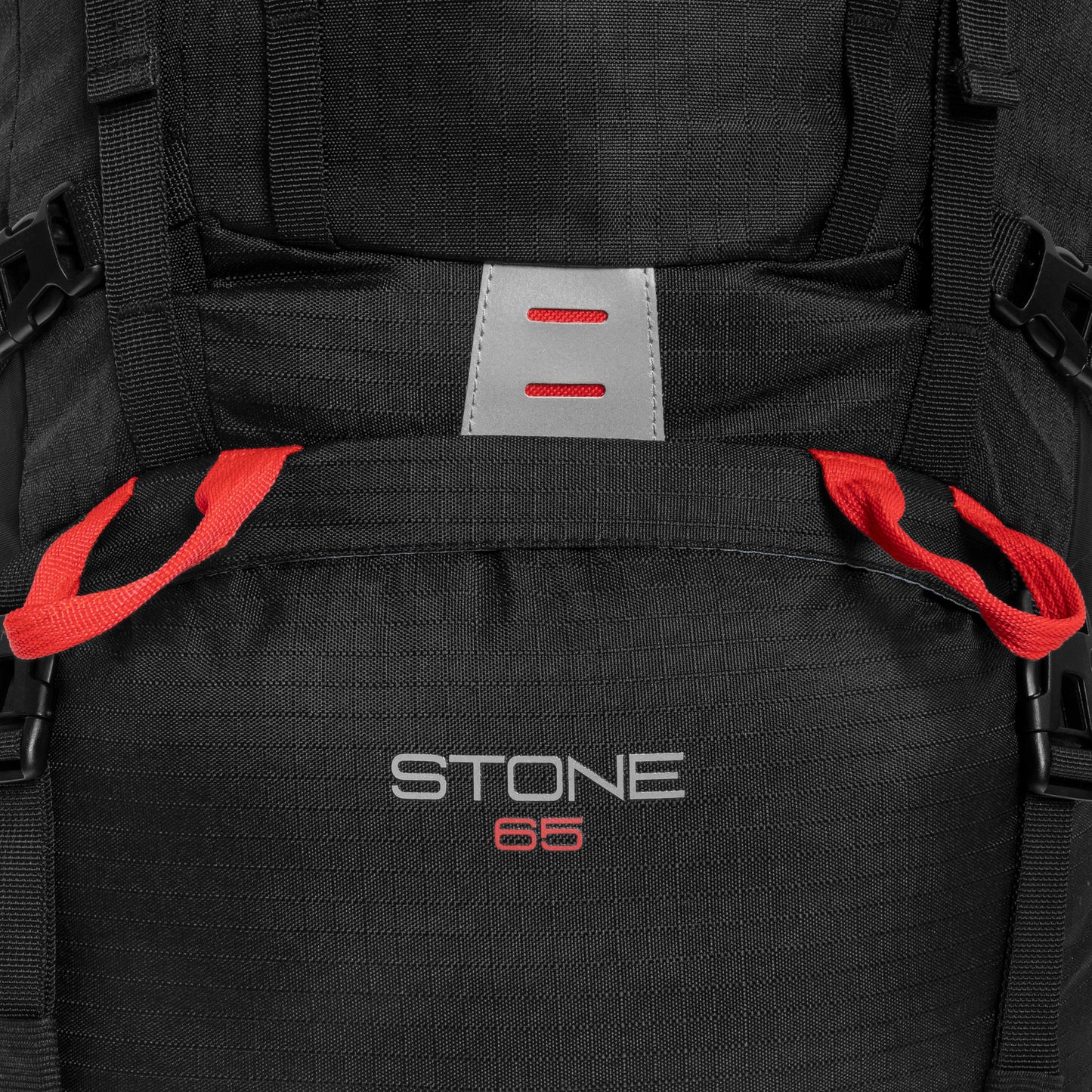 Plecak Hi-Tec Stone 65 l - Black/High Risk Red