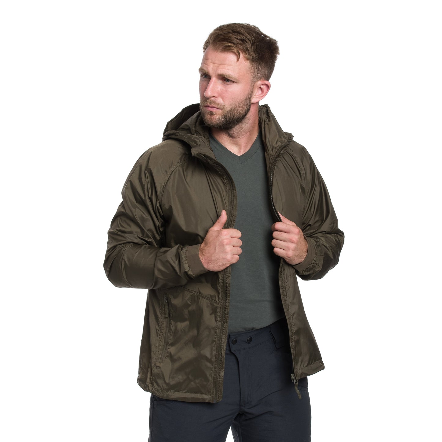 Kurtka UF PRO Storm Chaser Windbreaker Jacket - Brown Grey
