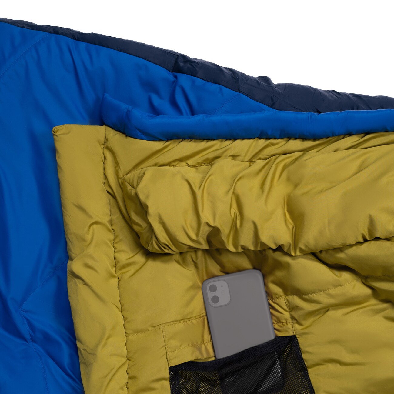 Śpiwór Alpinus Primalight Pro 1000 Niebieski - prawy