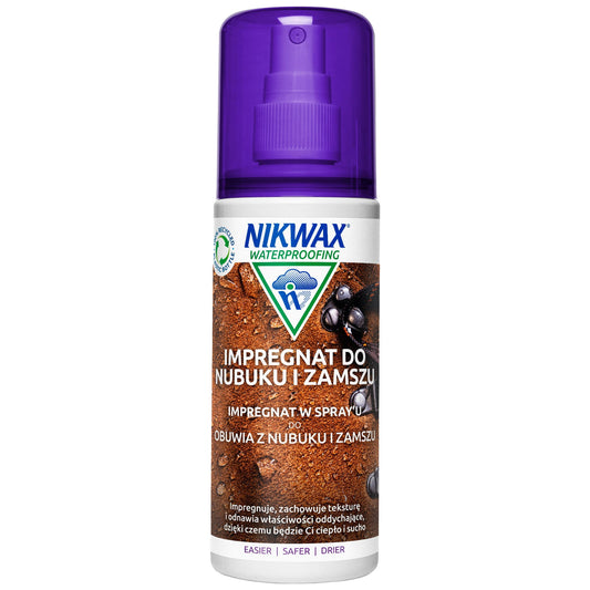 Impregnat Nikwax do obuwia nubuk, welur - spray 125 ml