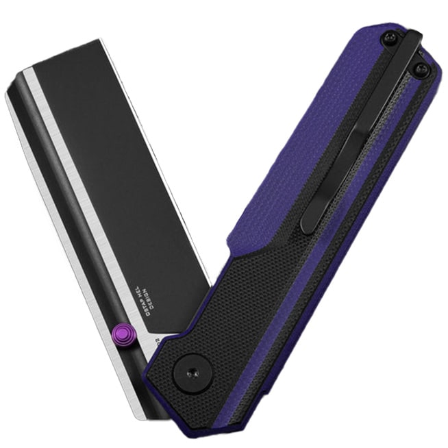 Nóż składany Bestech Knives Tardis - Two-Tone/Black Purple