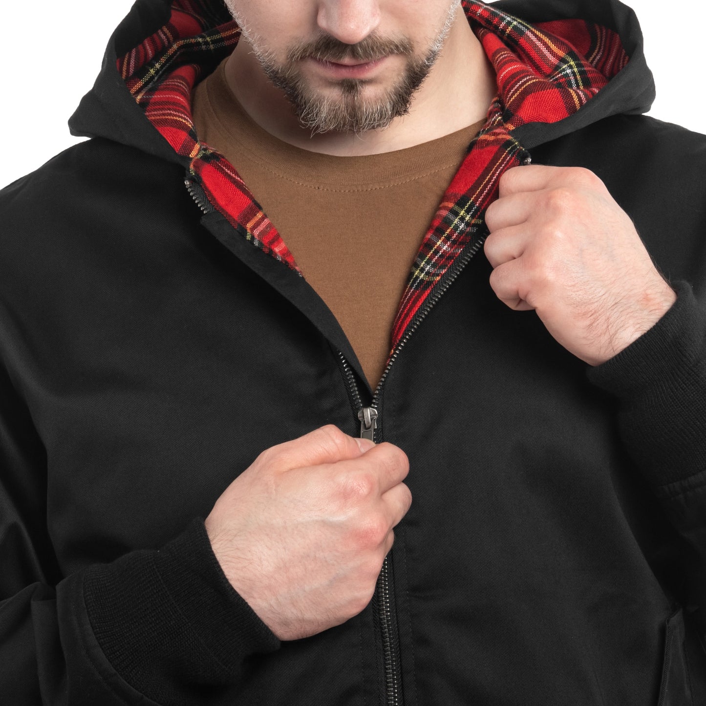 Kurtka Brandit Lord Canterbury Hooded - Black