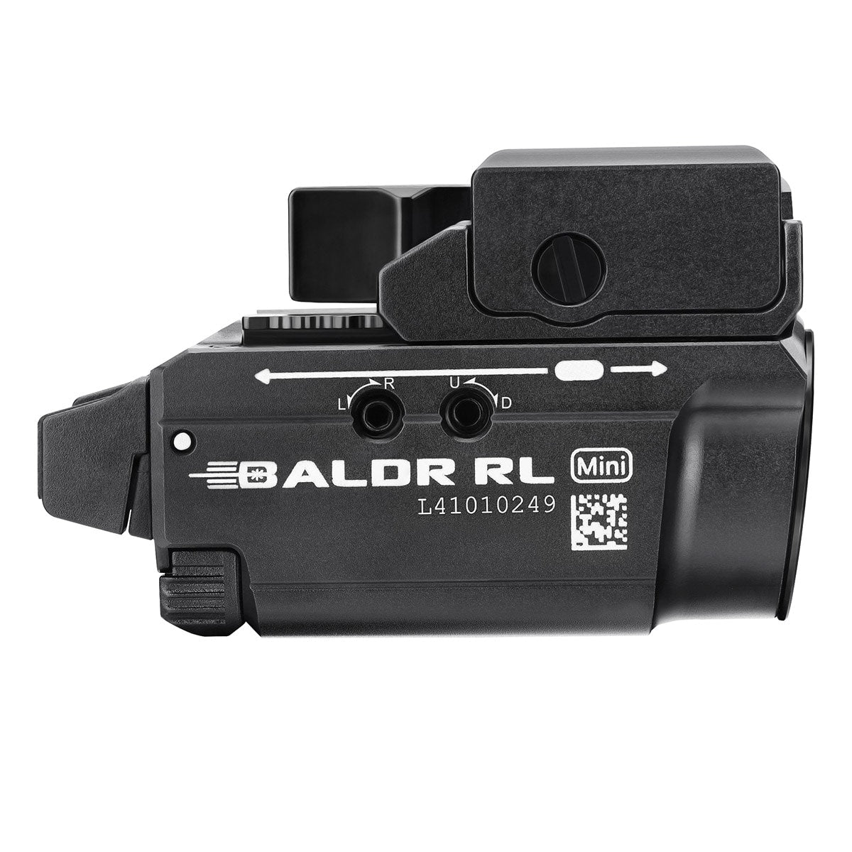 Latarka na broń z celownikiem laserowym Olight BALDR Mini RL - 600 lumenów, Red Laser