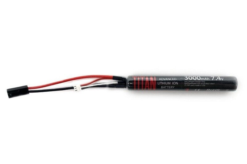 Akumulator ASG Titan Li-Ion 7,4V 3000 mAh Stick Tamiya mała